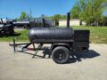 BBQ Smoker Trailer Pull Behind 5’x8′ Reverse Flow Commercial Grade