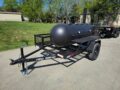 BBQ Smoker Trailer Pull Behind 5’x8′ Reverse Flow Commercial Grade