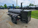 BBQ Smoker 2 Door 300 Gallon Trailer Pull Behind with Charcoal Grill on