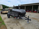 BBQ Smoker 2 Door 300 Gallon Trailer Pull Behind with Charcoal Grill on
