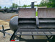 BBQ Smoker 2 Door 300 Gallon Trailer Pull Behind with Charcoal Grill on