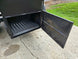 BBQ Smoker 2 Door 300 Gallon Trailer Pull Behind with Charcoal Grill on