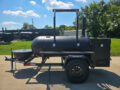 250 Gal Smoker Single Door with Counter Weight and Charkettle