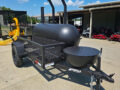 250 Gal Smoker Single Door with Counter Weight and Charkettle