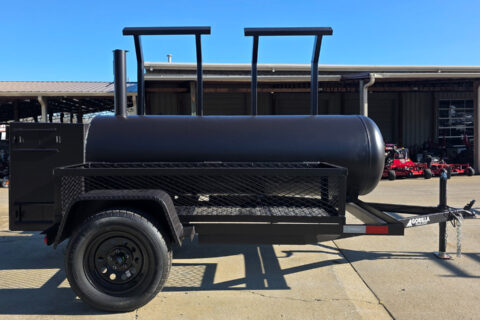 330 Gal Smoker Two Door with Counter Weights and Double Racks