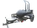 250 Gal Smoker Single Door with Counter Weight and Charkettle