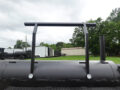 330 GAL Smoker Single Door With CounterWeight with Double Racks