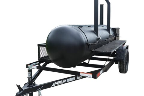 330 GAL Smoker Single Door With CounterWeight with Double Racks