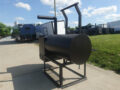250 Gal Patio Grill Smoker Single Door with Counter Weight