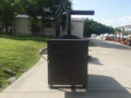 250 Gal Patio Grill Smoker Single Door with Counter Weight