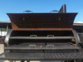250 Gal Patio Grill Smoker Single Door with Counter Weight