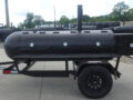 330 Gallon Commercial Charcoal Grill pull behind With Warming Box