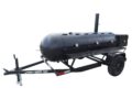 330 Gallon Commercial Charcoal Grill pull behind With Warming Box