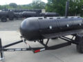 330 Gallon Commercial Charcoal Grill pull behind With Warming Box