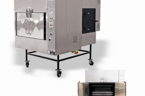 Ole Hickory Pits Model EL BBQ Smoker Commercial Revolving Racks