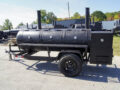 BBQ Smoker 300 Gallon Pull Behind Trailer 2 Door 1/2 Smoker 1/2 Charcoal Grill