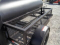 BBQ Smoker 330 Gallon Trailer Pull Behind with Wood Cage