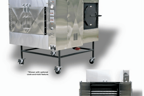 Ole Hickory Pits EL-IB BBQ Smoker End Loading Rotating