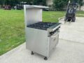 Asber AER-6-36-NG 36″ 6-Burner Natural Gas Restaurant Range w/Oven