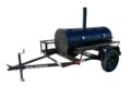 250 Gallon Pull Behind BBQ Charcoal Grill 3,500lb Axle