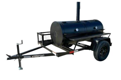 250 Gallon Pull Behind BBQ Charcoal Grill 3,500lb Axle