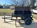 250 Gallon Pull Behind BBQ Charcoal Grill 3,500lb Axle